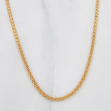 Cadena Franco Espiga 6.25g / 45cm / 2mm Oro Amarillo 18K