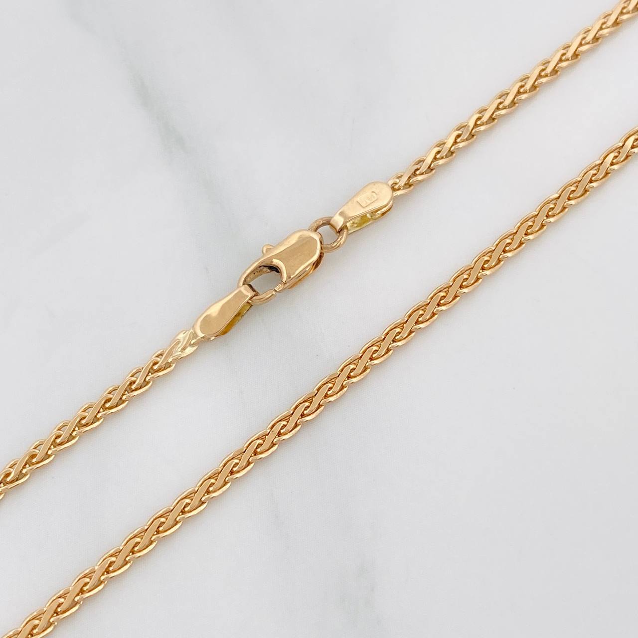 Cadena Franco Espiga 6.25g / 45cm / 2mm Oro Amarillo 18K