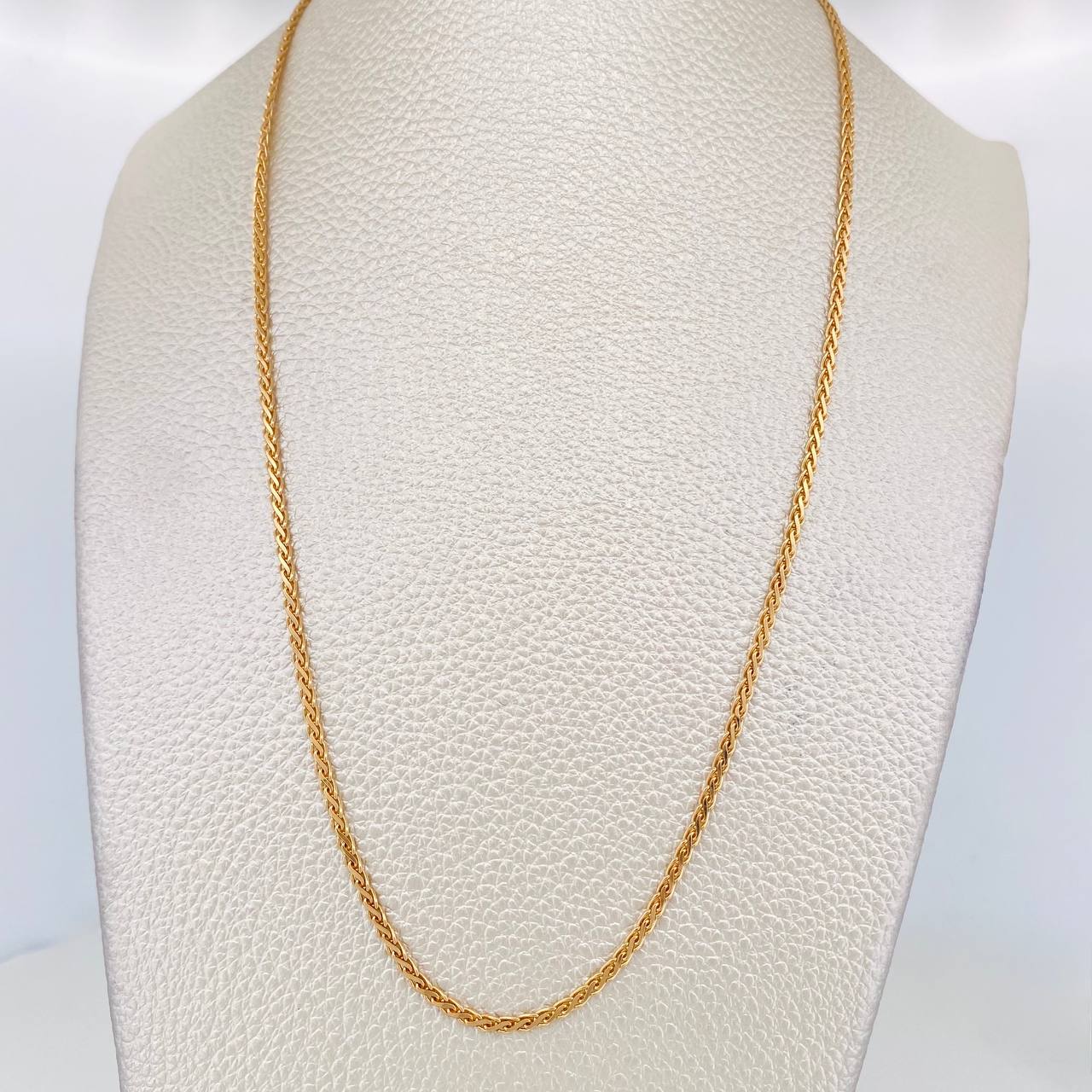 Cadena Franco Espiga 6.25g / 45cm / 2mm Oro Amarillo 18K