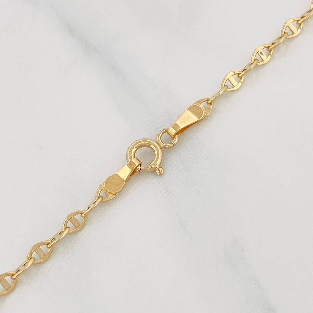 Cadena Escalera Volga 3.25g / 60cm / 2.6mm Oro Amarillo 18K