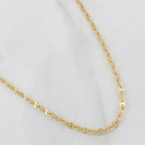 Cadena Escalera Volga 3.25g / 60cm / 2.6mm Oro Amarillo 18K