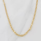 Cadena Escalera Volga 3.25g / 60cm / 2.6mm Oro Amarillo 18K
