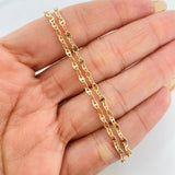 Cadena Escalera Volga 3.25g / 60cm / 2.6mm Oro Amarillo 18K
