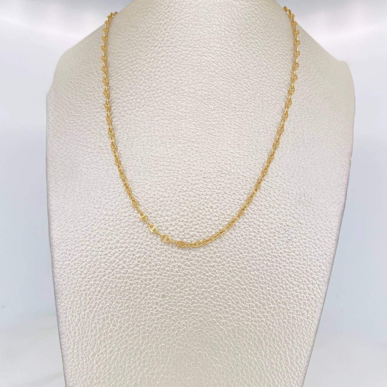 Cadena Escalera Volga 3.25g / 60cm / 2.6mm Oro Amarillo 18K