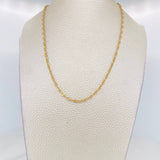 Cadena Escalera Volga 3.25g / 60cm / 2.6mm Oro Amarillo 18K
