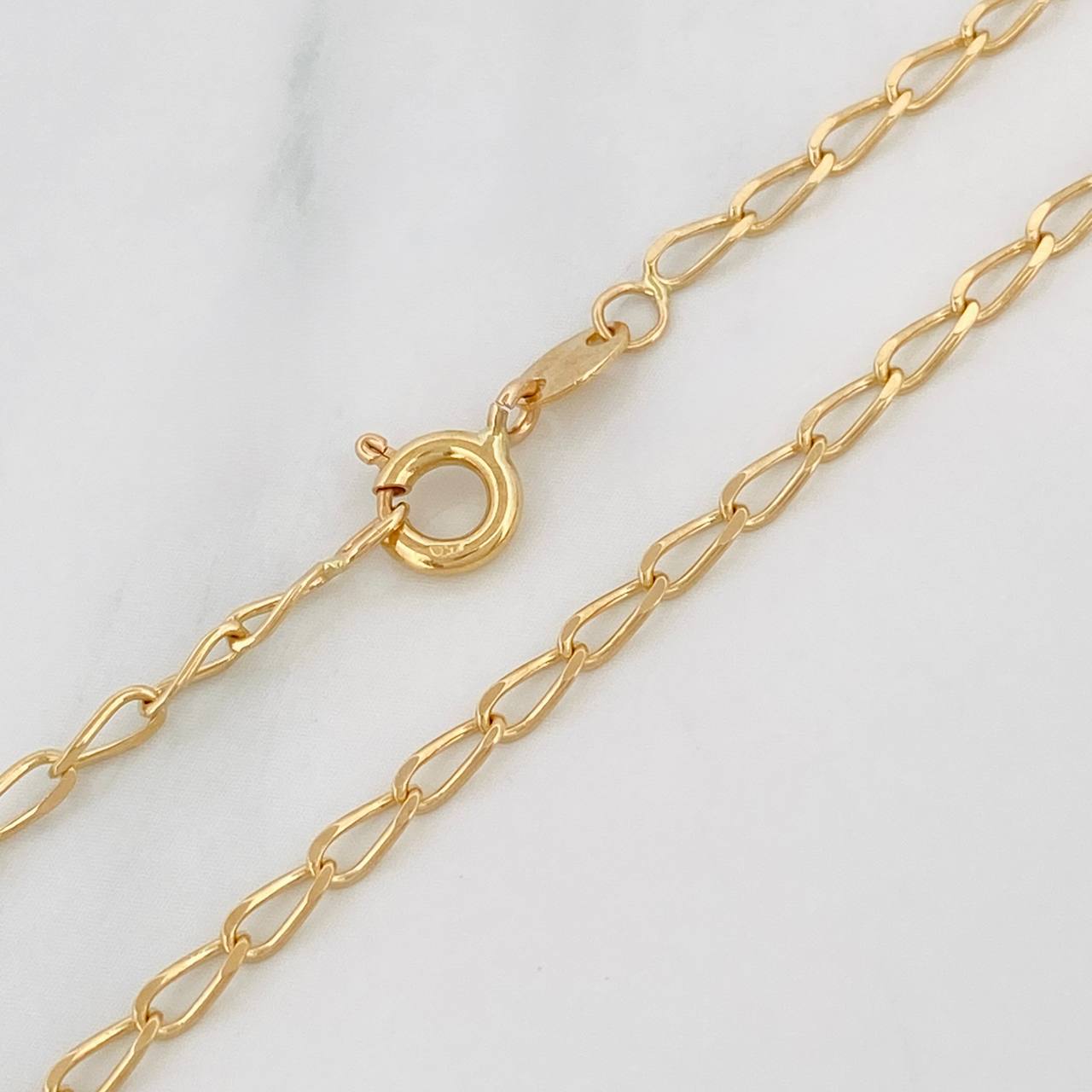 Cadena Espiga 4.75g / 50cm / 2.05mm Oro Amarillo 18K