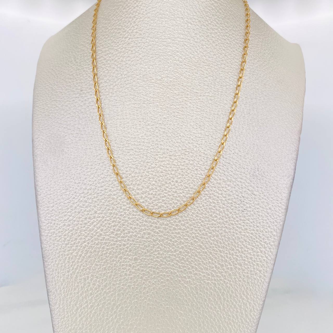Cadena Espiga 4.75g / 50cm / 2.05mm Oro Amarillo 18K
