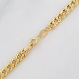 Cadena Cubana 5.6g / 70cm / 4.3mm Oro Amarillo 18K