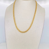 Cadena Cubana 8g / 70cm / 5.2mm Oro Amarillo 18K