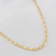 Cadena Escalera Plana 5.2g / 50cm / 2.3mm Tres Oros 18K