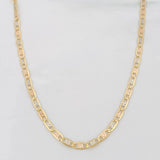 Cadena Escalera Plana 5.2g / 50cm / 2.3mm Tres Oros 18K