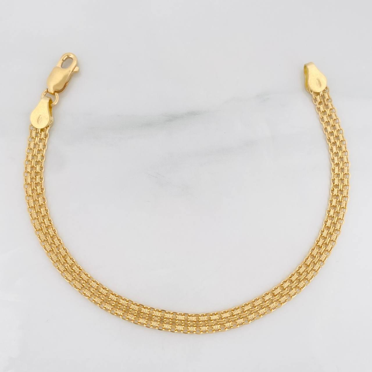 Pulso Chino 5.35g / 18cm / 4.7mm Oro Amarillo 18K