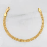 Pulso Chino 5.35g / 18cm / 4.7mm Oro Amarillo 18K