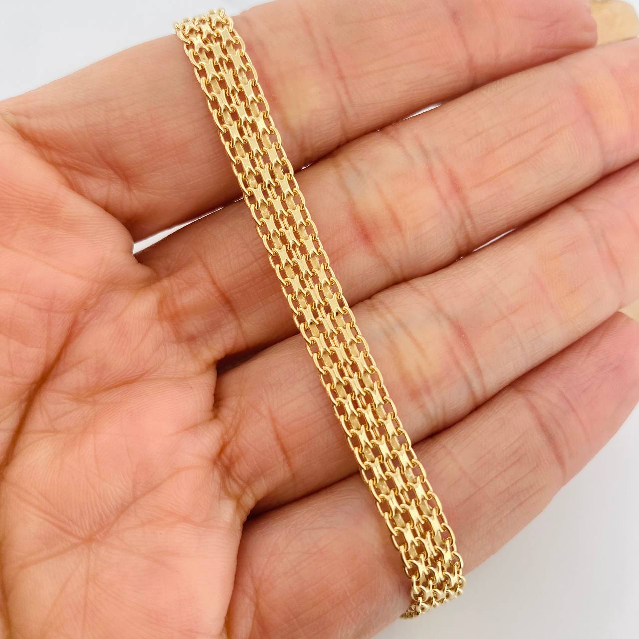 Pulso Chino 8.8g / 21cm / 8.8mm Oro Amarillo 18K