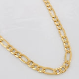 Cadena Figaro 6.7g / 60cm / 2.1mm Oro Amarillo 18K