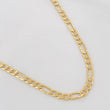 Cadena Figaro 6.6g / 60cm / 4mm Oro Amarillo 18K