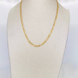 Cadena Figaro 4.9g / 70cm / 3.1mm Oro Amarillo 18K