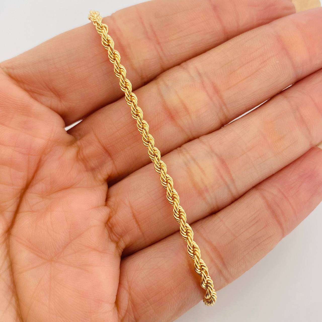 Pulso Lazo 2g / 20cm / 7.7mm Oro Amarillo 18K