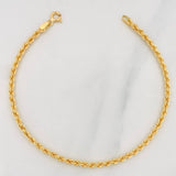 Pulso Lazo 2g / 20cm / 7.7mm Oro Amarillo 18K