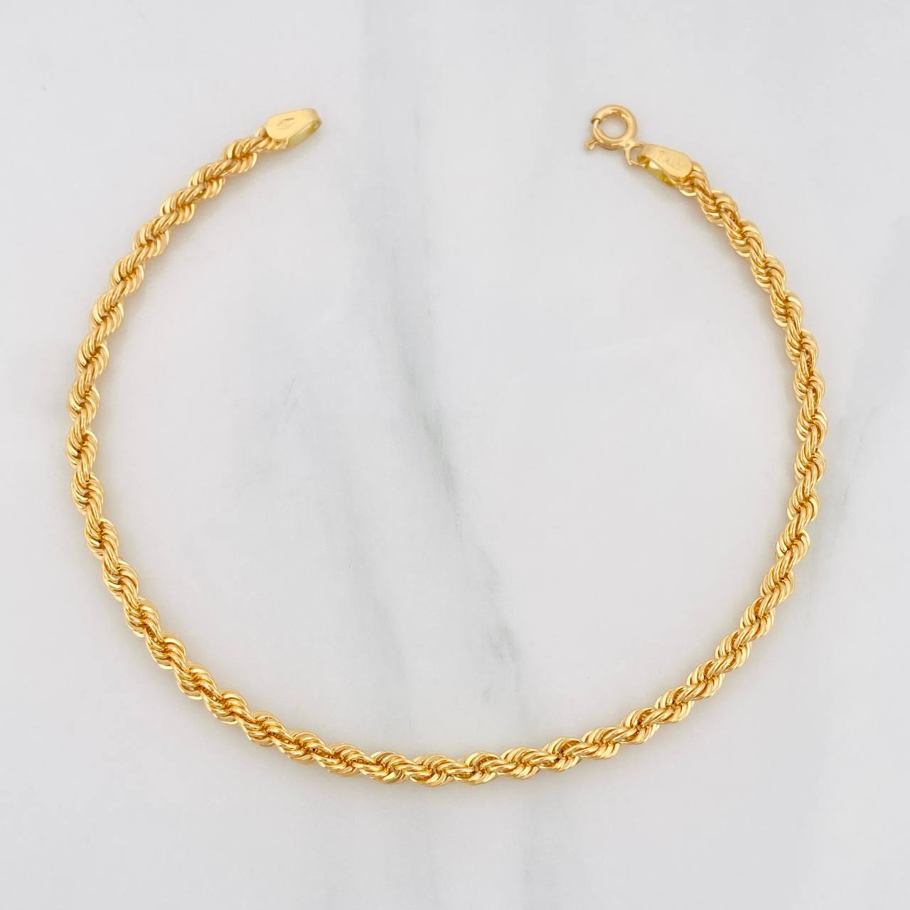Pulso Lazo 2.75g / 20cm / 8.2mm Oro Amarillo 18K