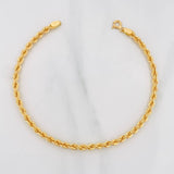 Pulso Lazo 2.75g / 20cm / 8.2mm Oro Amarillo 18K