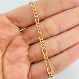Pulso Figaro 1.6g / 20cm / 8.2mm Oro Amarillo 18K