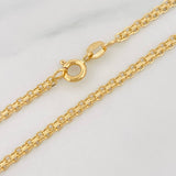 Cadena China 5.5g / 60cm / 2.2mm Oro Amarillo 18K