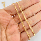 Cadena China 4.85g / 50cm / 2.15mm Oro Amarillo 18K