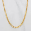 Cadena Cubana 4.1g / 60cm / 2.4mm Oro Amarillo 18K