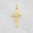 Dije Cruz Cristo 1.15g / 3.8cm Oro Amarillo 18K