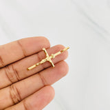 Dije Cruz Cristo 1.15g / 3.8cm Oro Amarillo 18K