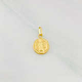 Dije San Benito 0.5g / 1.8cm Oro Amarillo 18K