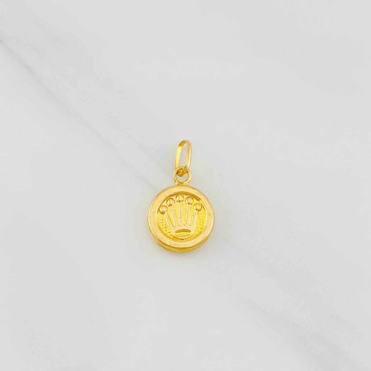 Dije Corona 0.5g / 1.7cm Oro Amarillo 18K