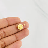 Dije Corona 0.55g / 1.7cm Oro Amarillo 18K