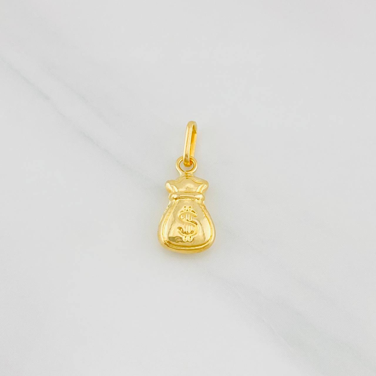 Dije Bolsa Dinero 0.4g / 1.7cm Oro Amarillo 18K