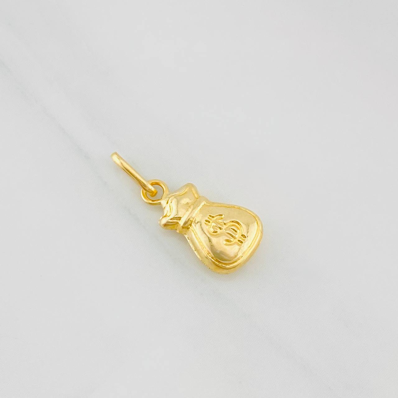Dije Bolsa Dinero 0.35g / 1.7cm Oro Amarillo 18K
