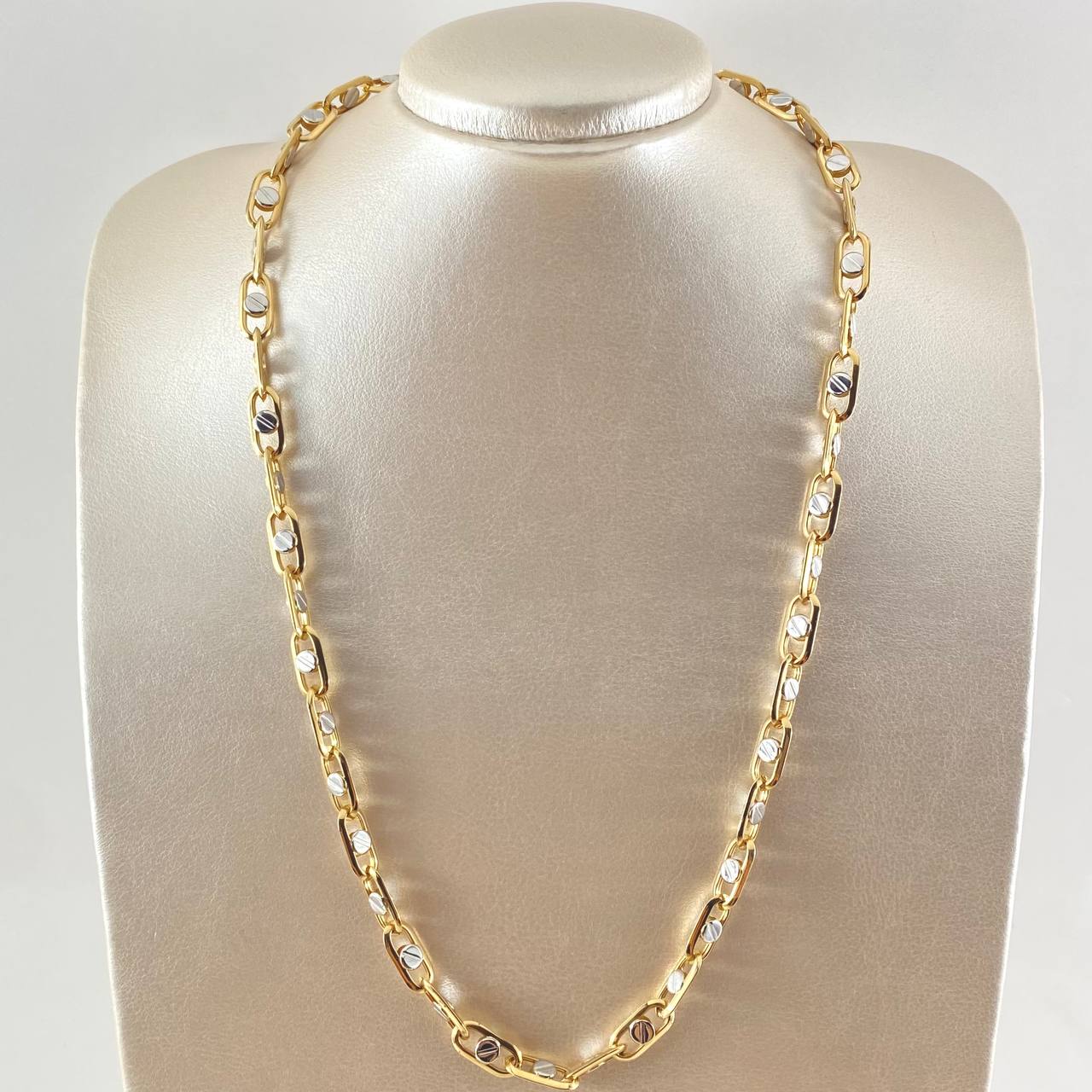 Cadena Clik Tornillos 20gr / 60cm / +4 Oro 18K ©