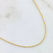 Cadena Militar 4.6gr / 50cm / Oro Amarillo +3 18K