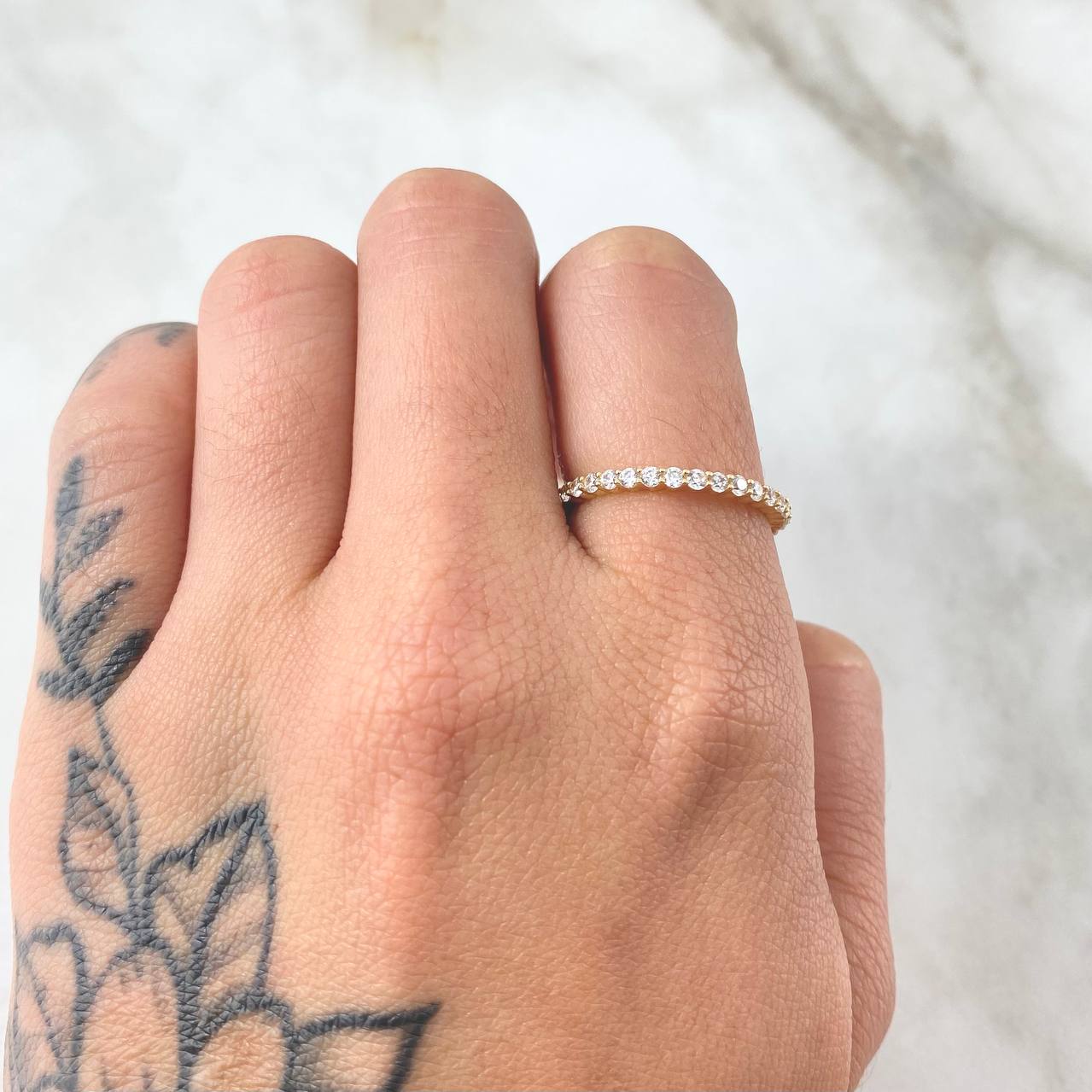 Anillo Churumbela 1.35gr / T6 1/4 / Oro Amarillo 18K