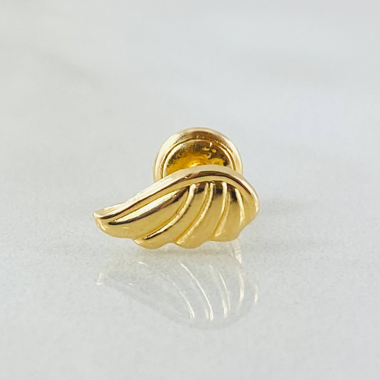 Piercing Ala 0.3gr / 1cm / Oro Amarillo Nac.Esp. 18K