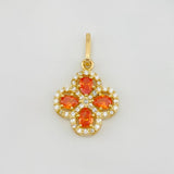 Dije Trebol 1.65 g / 2.2 cm Oro Amarillo 18K