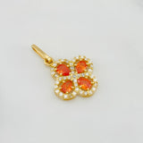 Dije Trebol 1.65 g / 2.2 cm Oro Amarillo 18K