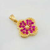 Dije Trebol 2.9 g / 2 cm Oro Amarillo 18K