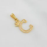 Dije Corona Letra C 1.3 g / 2.4 cm Oro Amarillo 18K