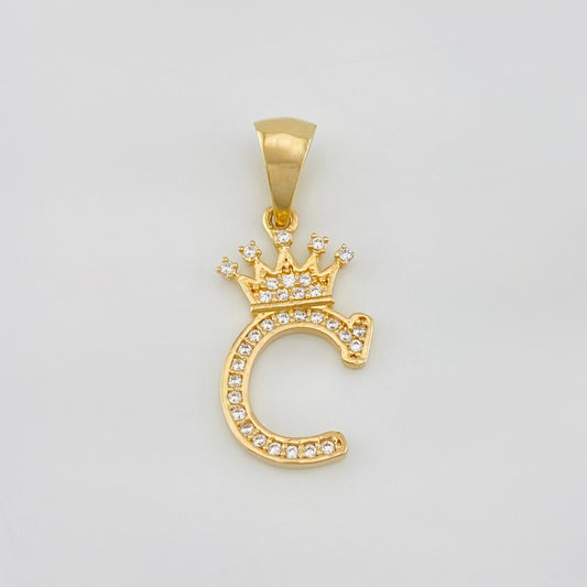 Dije Corona Letra C 1.5 g / 2.6 cm Oro Amarillo 18K