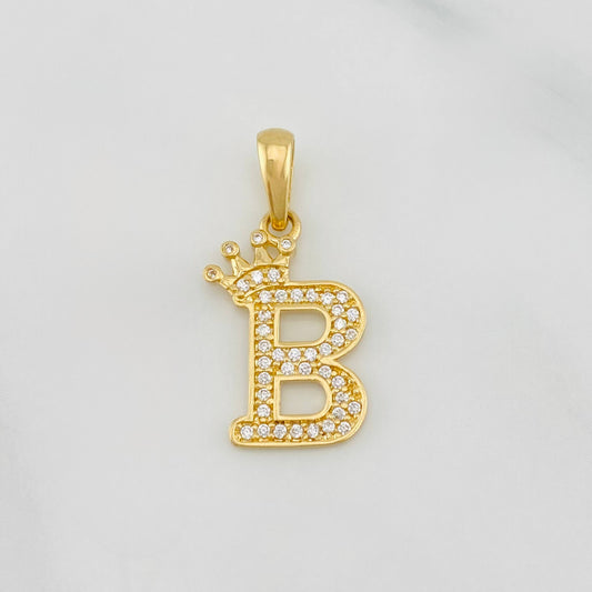 Dije Corona Letra B 1.55 g / 2.5 cm Oro Amarillo 18K