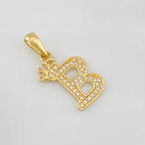 Dije Corona Letra B 1.55 g / 2.5 cm Oro Amarillo 18K