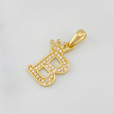 Dije Corona Letra B 1.55 g / 2.5 cm Oro Amarillo 18K