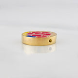 Herraje Escudo Selección 2.45 g / 1.5 cm Oro Amarillo 18K