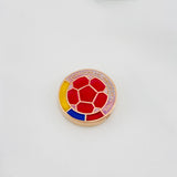 Herraje Escudo Selección 2.45 g / 1.5 cm Oro Rosa 18K